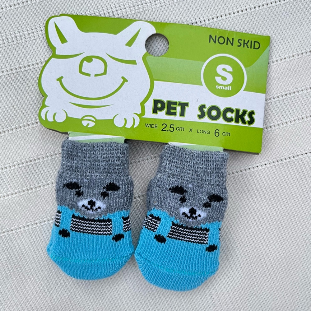 4 Anti Skid Socks for Dogs Small